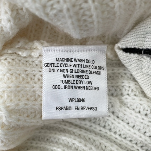 Women's Bar III Knit Zipper High Low Long Sleeve Sweater Large - Picture 13 of 13